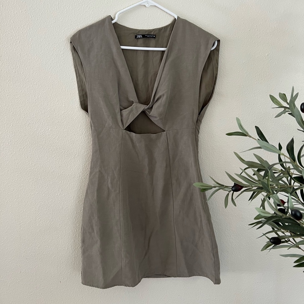 Zara line mini dress